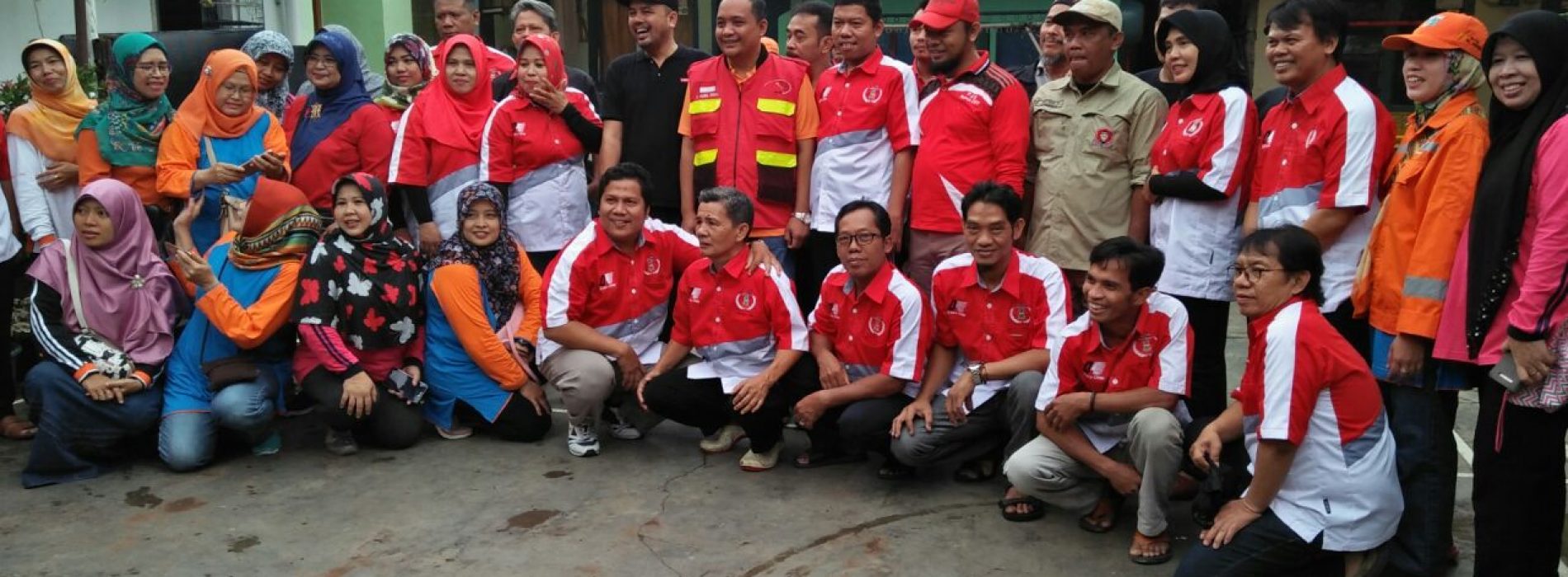 Bang Japar ikut serta Bersih Bersih Jakarta Selatan di Mampang Prapatan