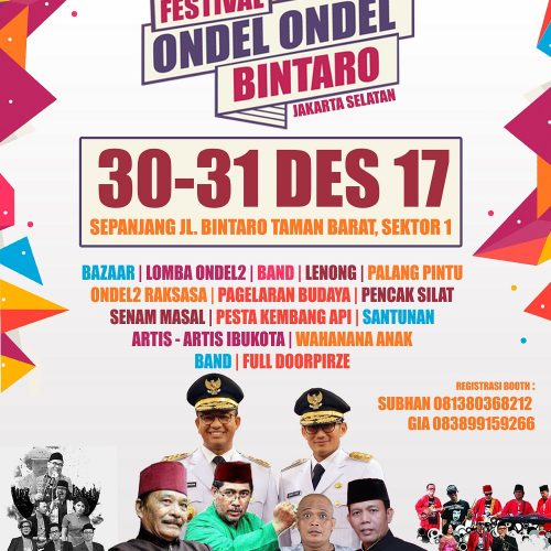 Gelar Festival Ondel-ondel di Bintaro Jakarsa Selatan