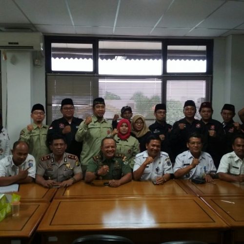 Bang Japar Kecamatan Kebayoran Lama Jaksel Sinergis dan Temui 3 Pilar di Kantor Camat