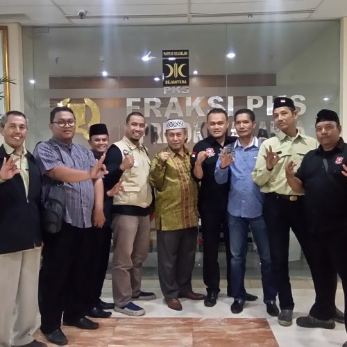 Ormas Bang Japar jumpa Fraksi PKS DPRD Provinsi DKI Jakarta
