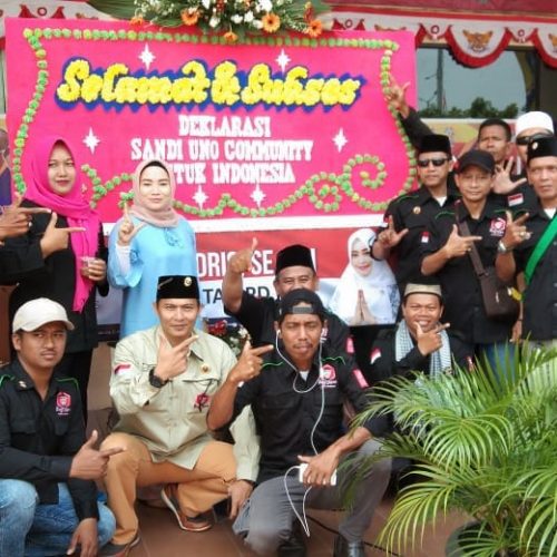 Bang Japar Kawal Ibu Cawapres RI Mpok Nur Asia Uno dalam Deklarasi Sandi Uno Community Untuk Indonesia (SUCI)
