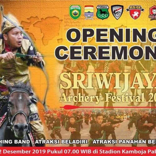 Bang Japar Komda Sumsel buat SRIWIJAYA ARCHERY FESTIVAL Tingkat Nasional 2019 di Stasion Kamboja Palembang Sumatera Selatan