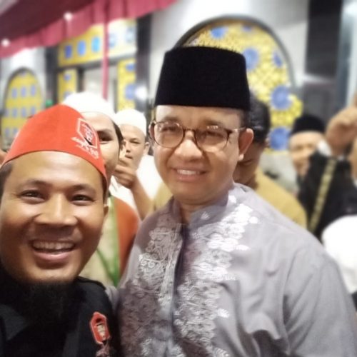 Bang Japar kawal Gubernur Anies Baswedan Peresmian Renovasi Masjid Jami Al Inayah Cipedak Jagakarsa Jakarta Selatan
