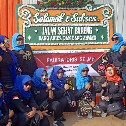 Bang Japar Jaktim Kawal Jalan Santai & Gowes Bang Anies dan Bang Anwar di BKT Malaka Sari Duren Sawit Jaktim