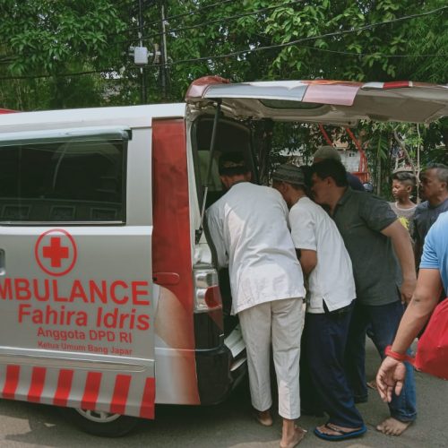 Warga Jakpus Wafat, Ambulance Bang Japar bantu antar ke Pekalongan