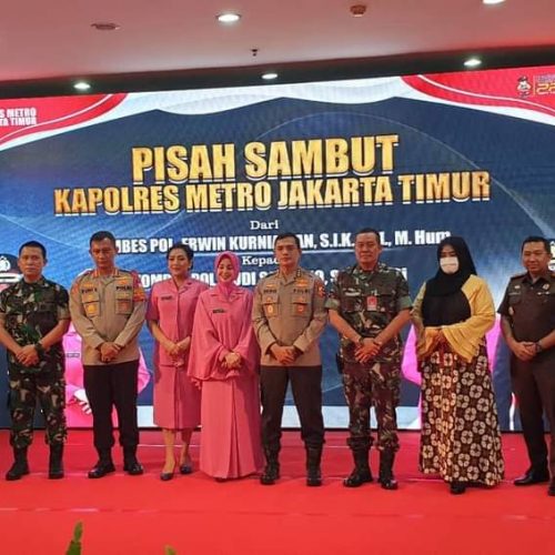 Fahira Idris Anggota DPD RI hadiri Sertijab Kapolres Metro Jakarta Timur.