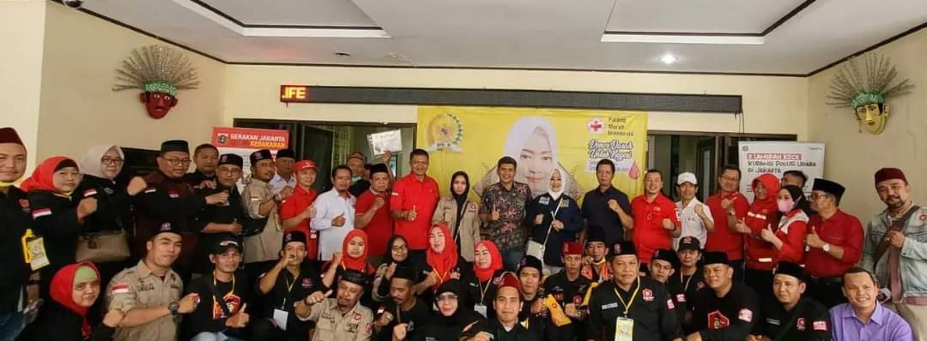 Banyak Bantu PMI, Rustam Effendi Ketua PMI DKI Jakarta, Puji Anggota DPD RI Fahira Idris di Bakti Sosial Donor Darah Palmerah Jakbar
